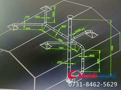 通風(fēng)管道布置圖